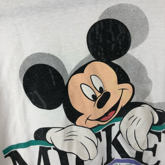 Vintage Mickey Mouse All Over Graphic Tee - Picture 4 of 8